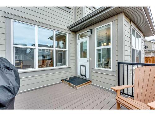 128 Sundown Way, Cochrane, AB - Outdoor With Deck Patio Veranda With Exterior