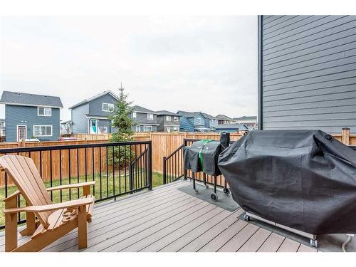 128 Sundown Way, Cochrane, AB - Outdoor With Deck Patio Veranda With Exterior