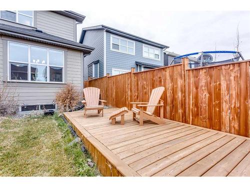 128 Sundown Way, Cochrane, AB - Outdoor With Deck Patio Veranda With Exterior