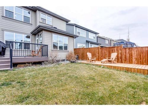 128 Sundown Way, Cochrane, AB - Outdoor With Deck Patio Veranda