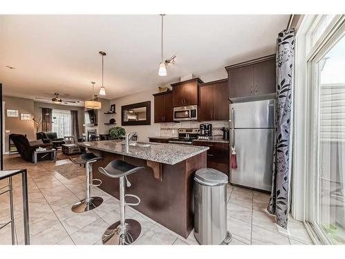 61 Skyview Ranch Gardens Ne, Calgary, AB - Indoor Photo Showing Kitchen With Stainless Steel Kitchen With Upgraded Kitchen