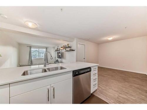 3317-181 Skyview Ranch Manor Ne, Calgary, AB - Indoor Photo Showing Kitchen With Double Sink