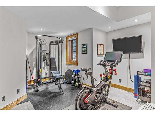 828 Silvertip Heights, Canmore, AB - Indoor Photo Showing Gym Room