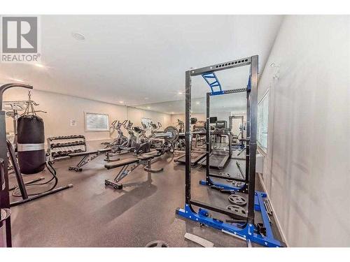 4207-181 Skyview Ranch Manor Ne, Calgary, AB - Indoor Photo Showing Gym Room