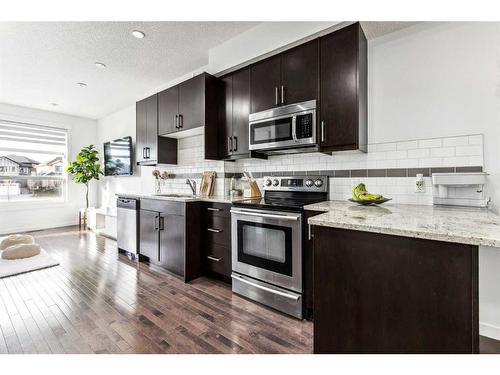 47-248 Kinniburgh Boulevard, Chestermere, AB - Indoor Photo Showing Kitchen With Upgraded Kitchen