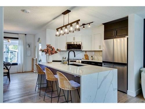 382 Walden Drive Se, Calgary, AB - Indoor Photo Showing Kitchen With Upgraded Kitchen