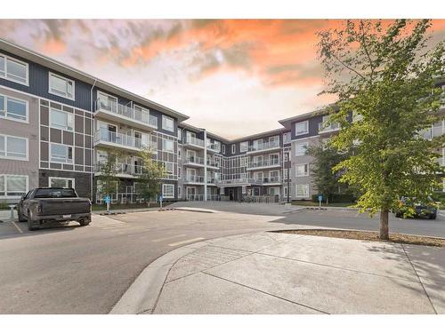 1404-76 Cornerstone Passage Ne, Calgary, AB - Outdoor With Balcony With Facade