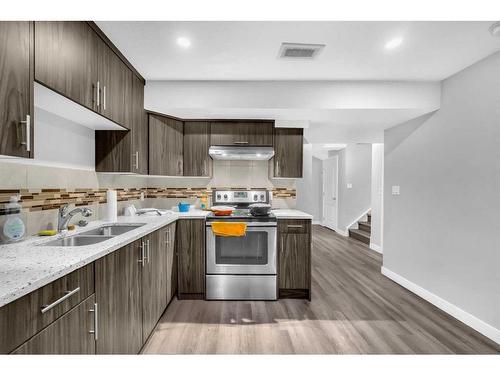 396 Skyview Shores Manor Ne, Calgary, AB - Indoor Photo Showing Kitchen With Double Sink