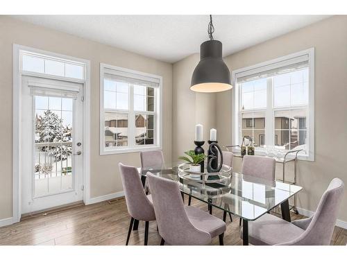 299 Mahogany Boulevard Se, Calgary, AB - Indoor Photo Showing Dining Room