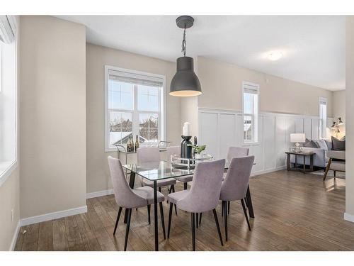 299 Mahogany Boulevard Se, Calgary, AB - Indoor Photo Showing Dining Room