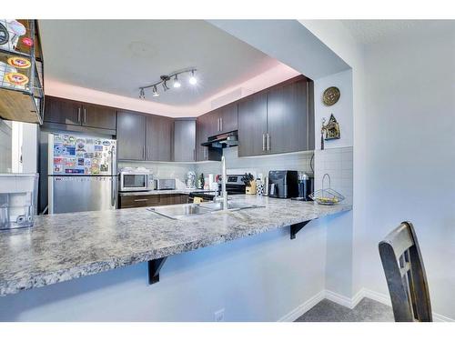 10536 Cityscape Drive Ne, Calgary, AB - Indoor Photo Showing Kitchen With Double Sink With Upgraded Kitchen