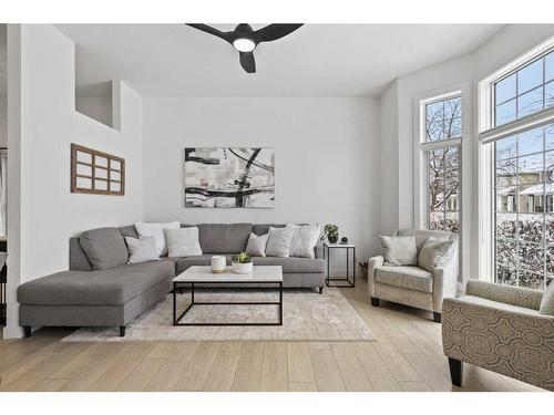 59 River Rock Way Se, Calgary, AB - Indoor Photo Showing Living Room