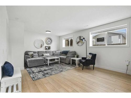 59 River Rock Way Se, Calgary, AB - Indoor Photo Showing Living Room