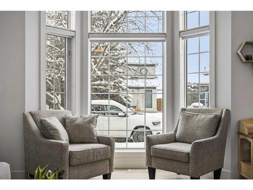 59 River Rock Way Se, Calgary, AB - Indoor Photo Showing Living Room