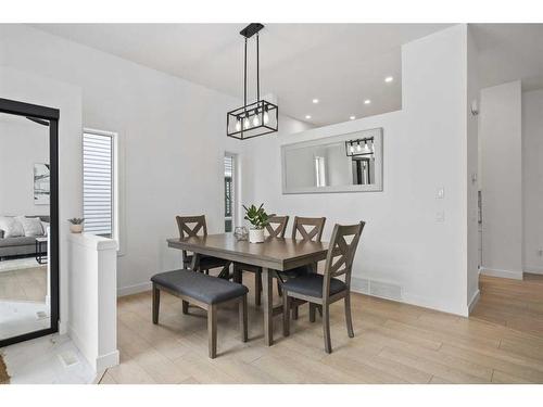 59 River Rock Way Se, Calgary, AB - Indoor Photo Showing Dining Room