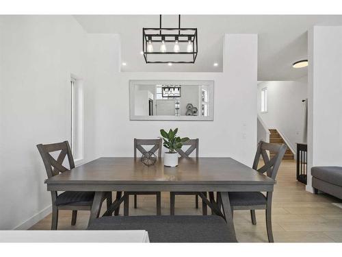 59 River Rock Way Se, Calgary, AB - Indoor Photo Showing Dining Room