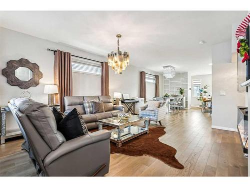 52 Chelsea Cape, Chestermere, AB - Indoor Photo Showing Living Room