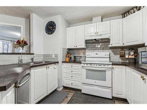 311-1000 Somervale Court Sw, Calgary, AB - Indoor Photo Showing Kitchen With Double Sink