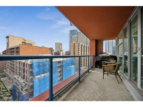 808-205 Riverfront Avenue Sw, Calgary, AB - Outdoor With Balcony With Exterior