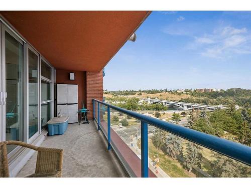 808-205 Riverfront Avenue Sw, Calgary, AB - Outdoor With Balcony With View With Exterior