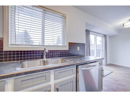 1011 Abbeydale Drive Ne, Calgary, AB - Indoor Photo Showing Kitchen With Double Sink