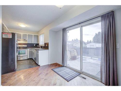 1011 Abbeydale Drive Ne, Calgary, AB - Indoor Photo Showing Kitchen With Double Sink