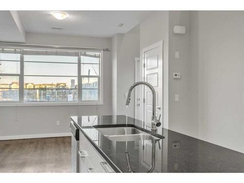 8425 Saddlebrook Drive Ne, Calgary, AB - Indoor Photo Showing Kitchen With Double Sink