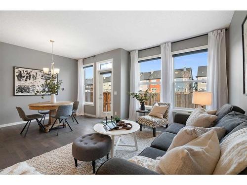 66 Legacy Close Se, Calgary, AB - Indoor Photo Showing Living Room