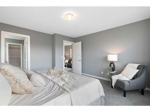 66 Legacy Close Se, Calgary, AB - Indoor Photo Showing Bedroom