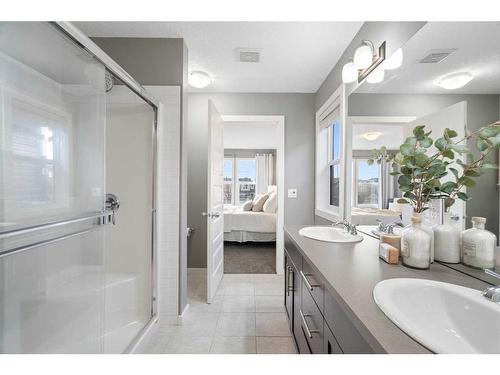 66 Legacy Close Se, Calgary, AB - Indoor Photo Showing Bathroom