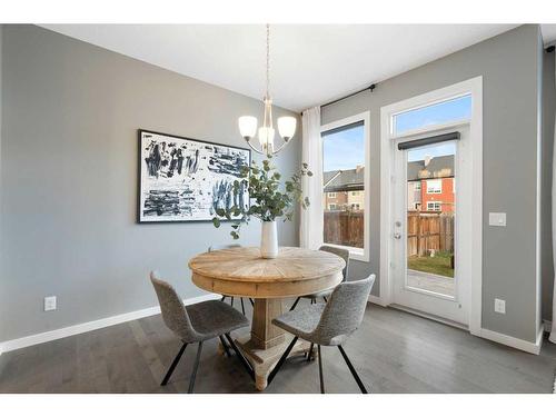 66 Legacy Close Se, Calgary, AB - Indoor Photo Showing Dining Room