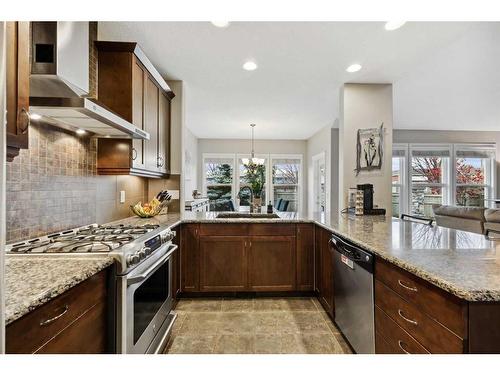 457 Mahogany Court Se, Calgary, AB - Indoor Photo Showing Kitchen With Upgraded Kitchen