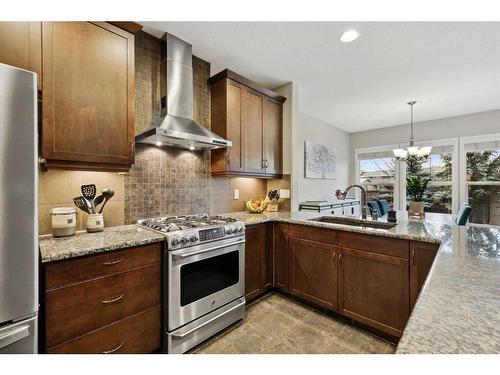 457 Mahogany Court Se, Calgary, AB - Indoor Photo Showing Kitchen With Stainless Steel Kitchen With Upgraded Kitchen