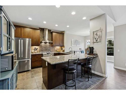 457 Mahogany Court Se, Calgary, AB - Indoor Photo Showing Kitchen With Stainless Steel Kitchen With Upgraded Kitchen