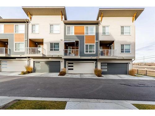 404 Harvest Grove Walk Ne, Calgary, AB - Outdoor With Balcony With Facade