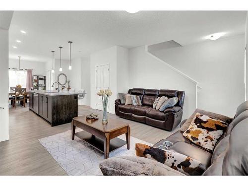 404 Harvest Grove Walk Ne, Calgary, AB - Indoor Photo Showing Living Room