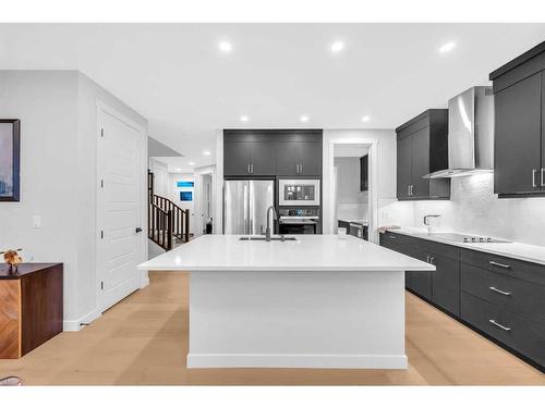 28 Cornerbrook Road Ne, Calgary, AB - Indoor Photo Showing Kitchen With Upgraded Kitchen