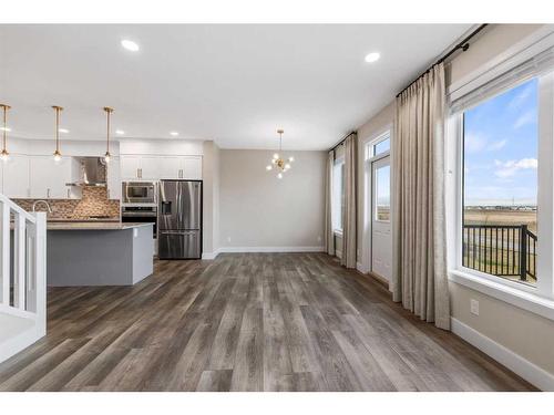 19 Homestead Close Ne, Calgary, AB - Indoor Photo Showing Kitchen With Upgraded Kitchen