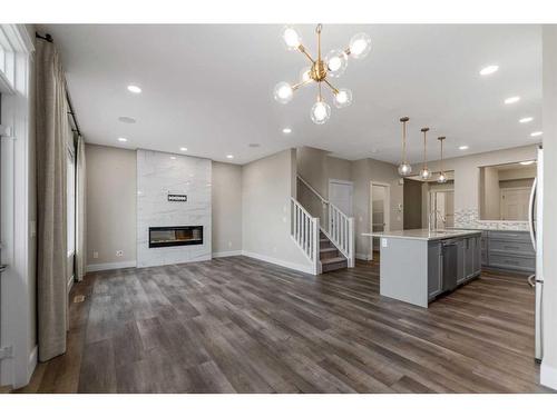 19 Homestead Close Ne, Calgary, AB - Indoor Photo Showing Kitchen With Upgraded Kitchen