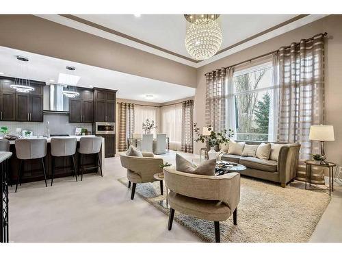 9 Simcrest Manor Sw, Calgary, AB - Indoor Photo Showing Living Room