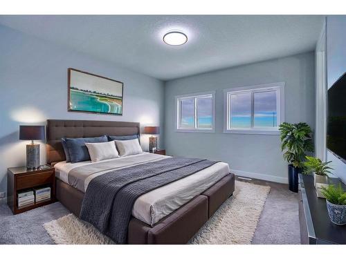 160 Saddlelake Manor Ne, Calgary, AB - Indoor Photo Showing Bedroom