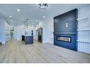 160 Saddlelake Manor Ne, Calgary, AB  - Indoor With Fireplace 