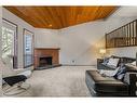 36 Canterbury Gardens Sw, Calgary, AB  - Indoor Photo Showing Living Room With Fireplace 