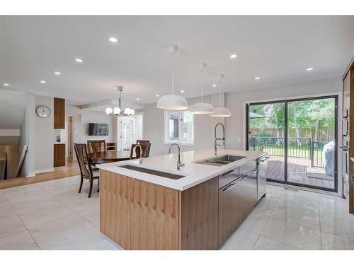 44 Dalbrook Bay Nw, Calgary, AB - Indoor Photo Showing Kitchen With Upgraded Kitchen