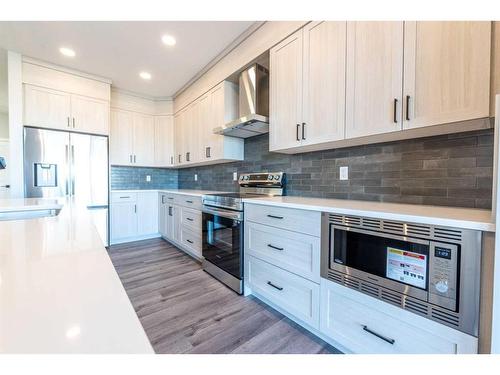 172 Mallard Grove Se, Calgary, AB - Indoor Photo Showing Kitchen With Upgraded Kitchen