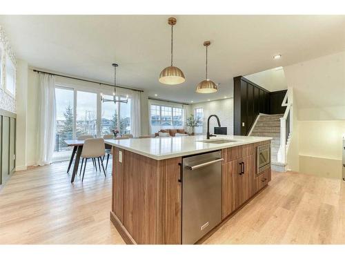 15 Bearberry Lane, Okotoks, AB - Indoor Photo Showing Kitchen With Upgraded Kitchen