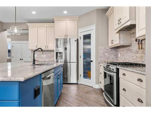 146 Auburn Sound Circle Se, Calgary, AB - Indoor Photo Showing Kitchen With Stainless Steel Kitchen With Upgraded Kitchen