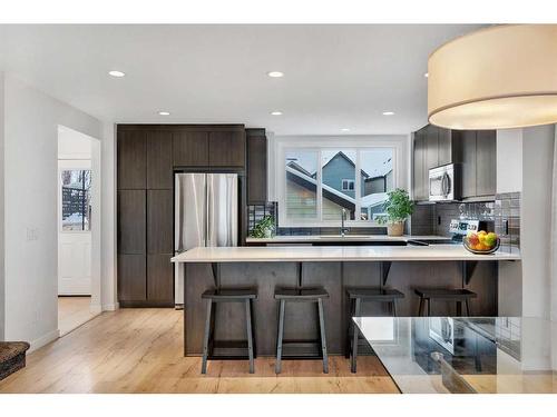 58 Masters Crescent Se, Calgary, AB - Indoor Photo Showing Kitchen With Upgraded Kitchen