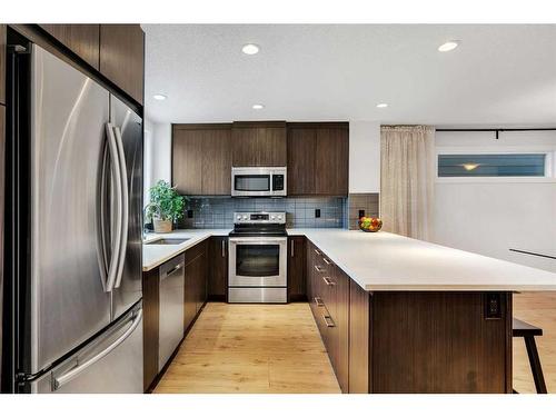 58 Masters Crescent Se, Calgary, AB - Indoor Photo Showing Kitchen With Stainless Steel Kitchen