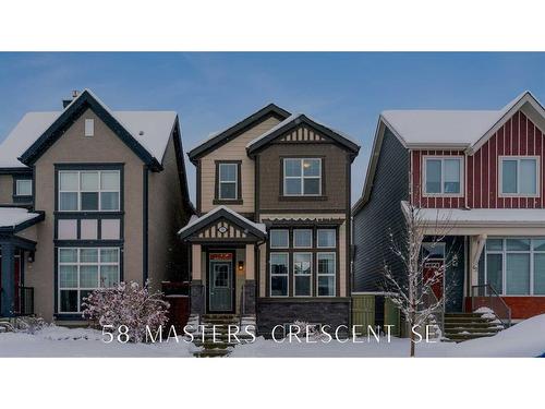 58 Masters Crescent Se, Calgary, AB - Outdoor With Facade